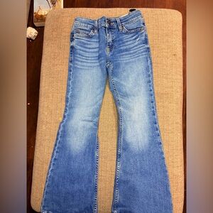Wrangler Kids Blue Flared Jeans #k93